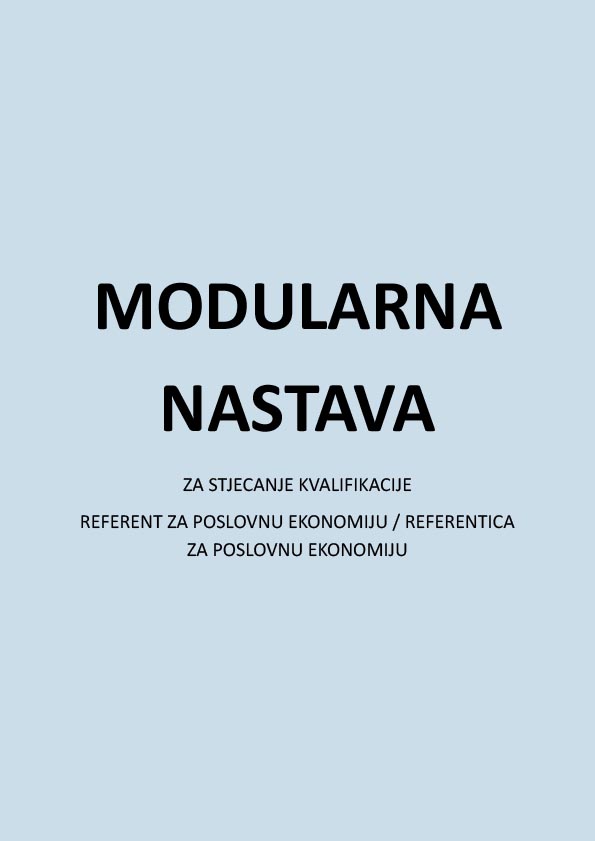 P99641 - Kvalifikacija referent za poslovnu ekonomiju / referentica za poslovnu ekonomiju P99641 - Kvalifikacija referent za poslovnu ekonomiju / referentica za poslovnu ekonomiju